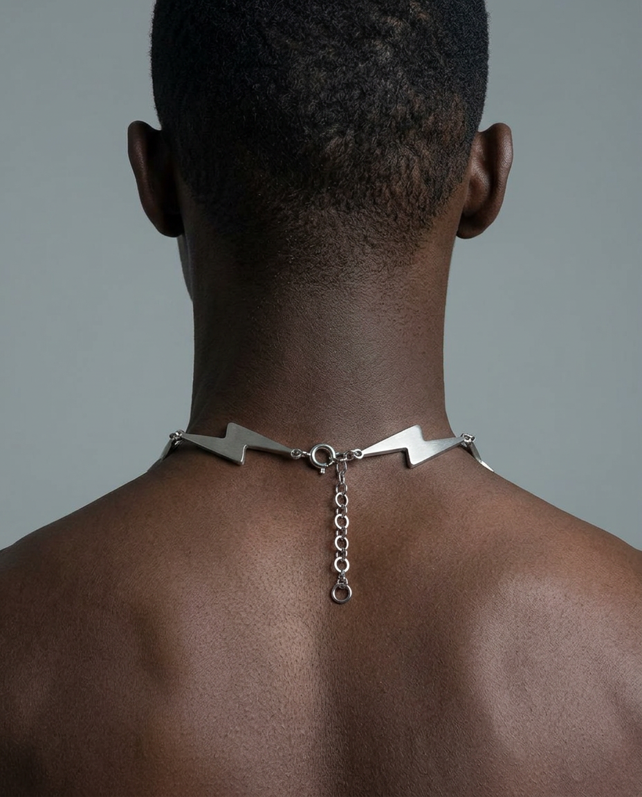 / Bolt / StainlessSteel Lightning Chain