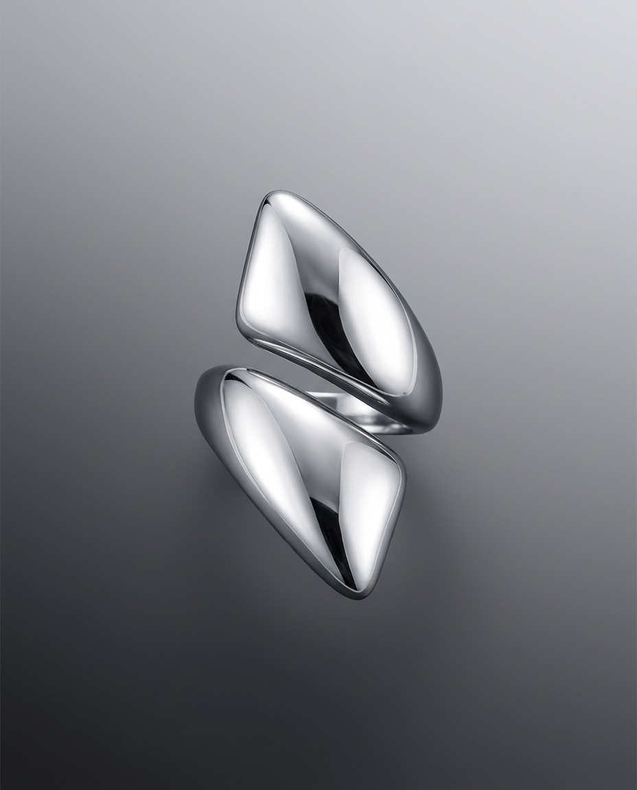 / Chunky / Dome Wrap Ring Stainless Steel
