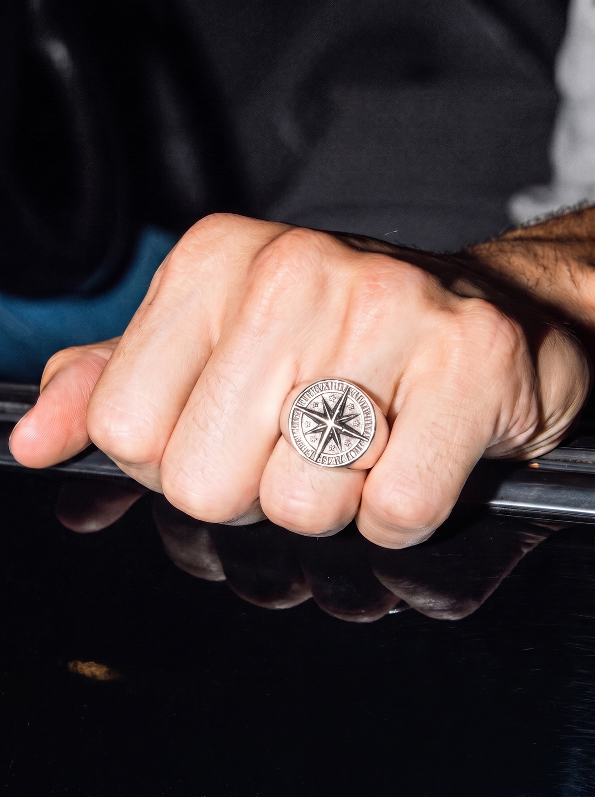 / Compass / Nautical Ring Stainless Steel
