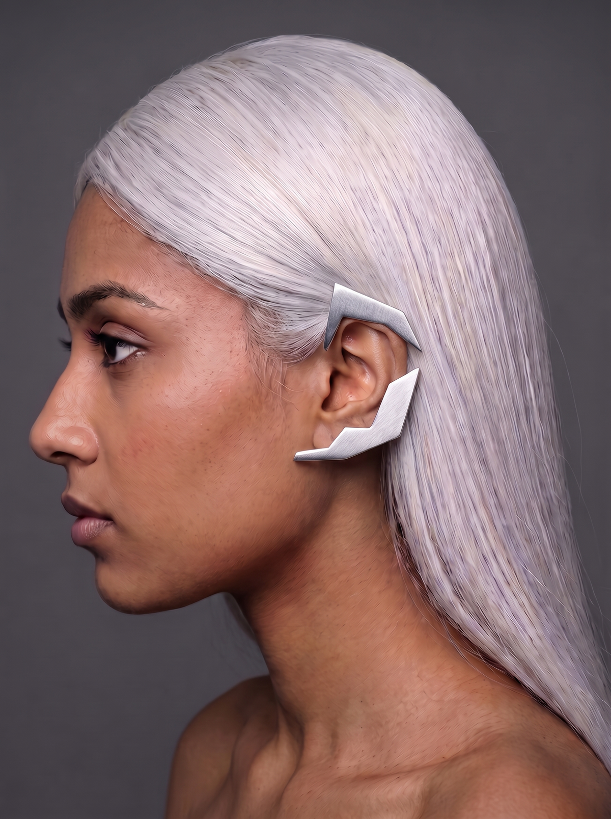/ Shard / Stainless Steel Futuristic Earclip