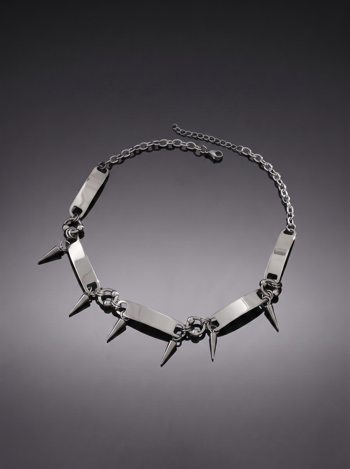 / Rivet / Spiked Stainless Steel Chain