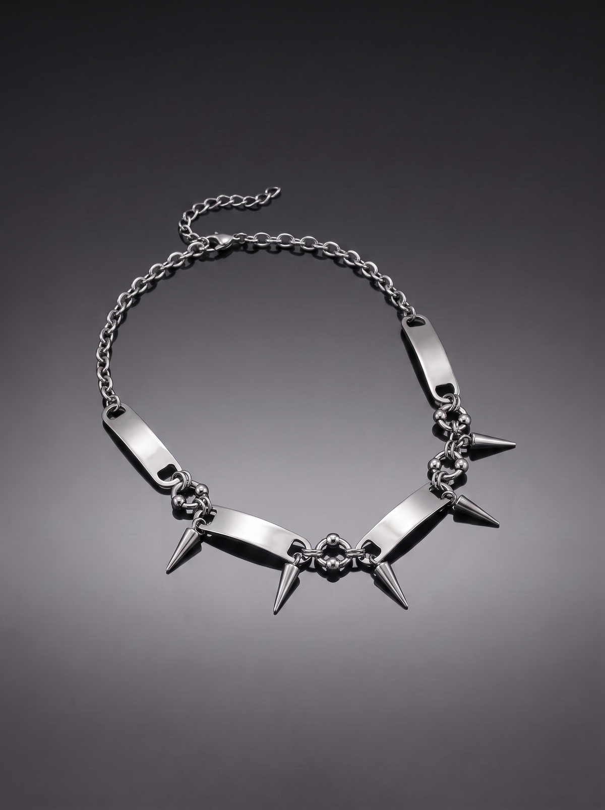 / Rivet / Spiked Stainless Steel Chain