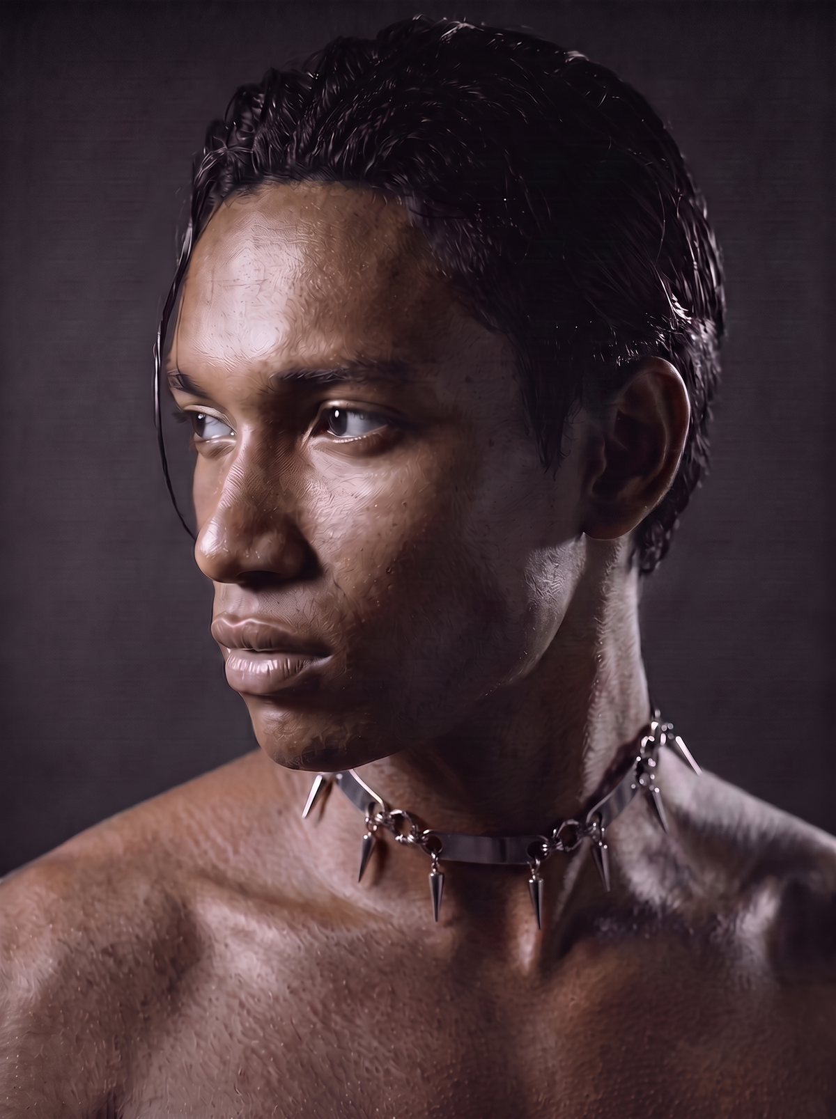 / Rivet / Spiked Stainless Steel Chain