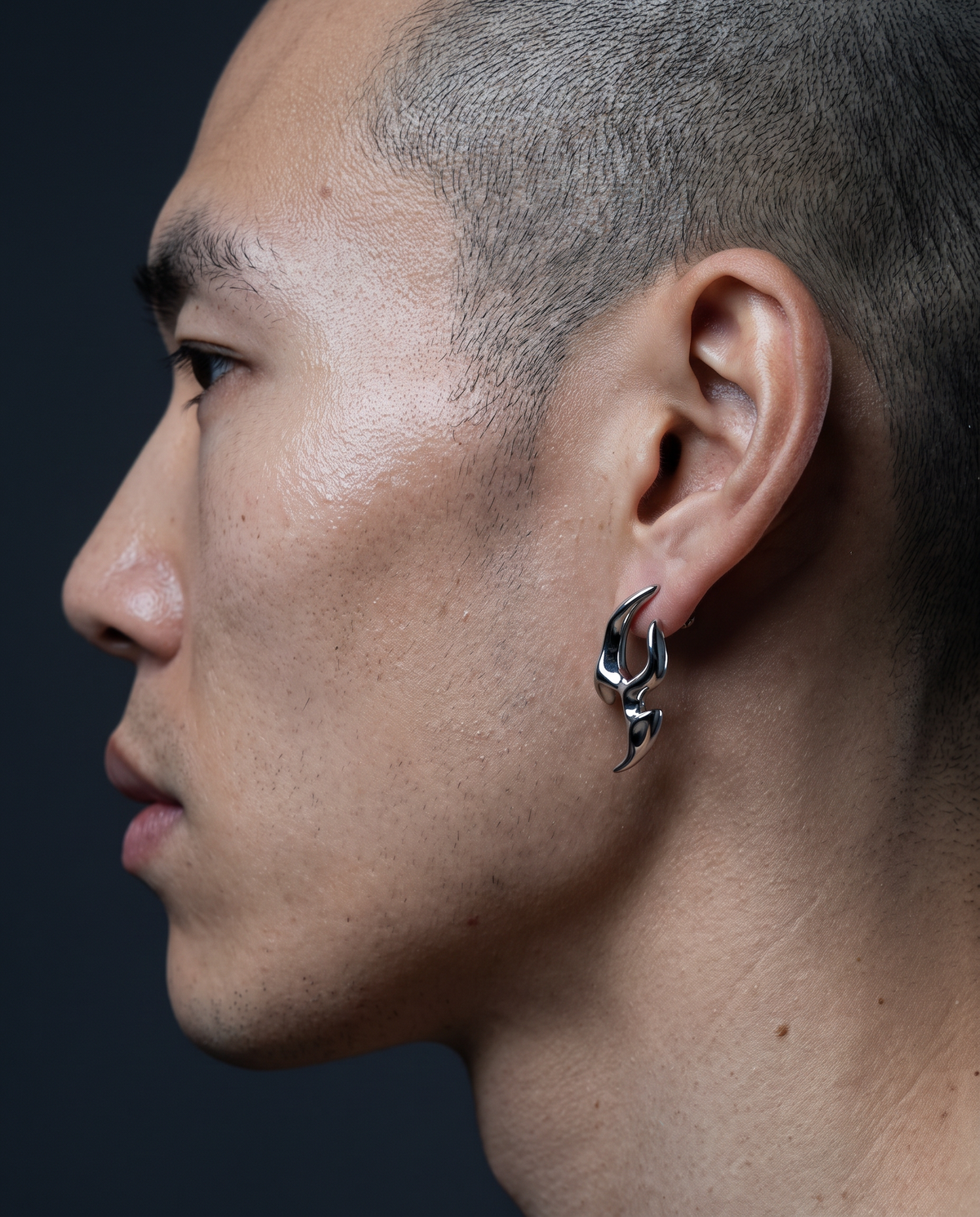 / Wave  / Liquid Stainless Steel Earrings