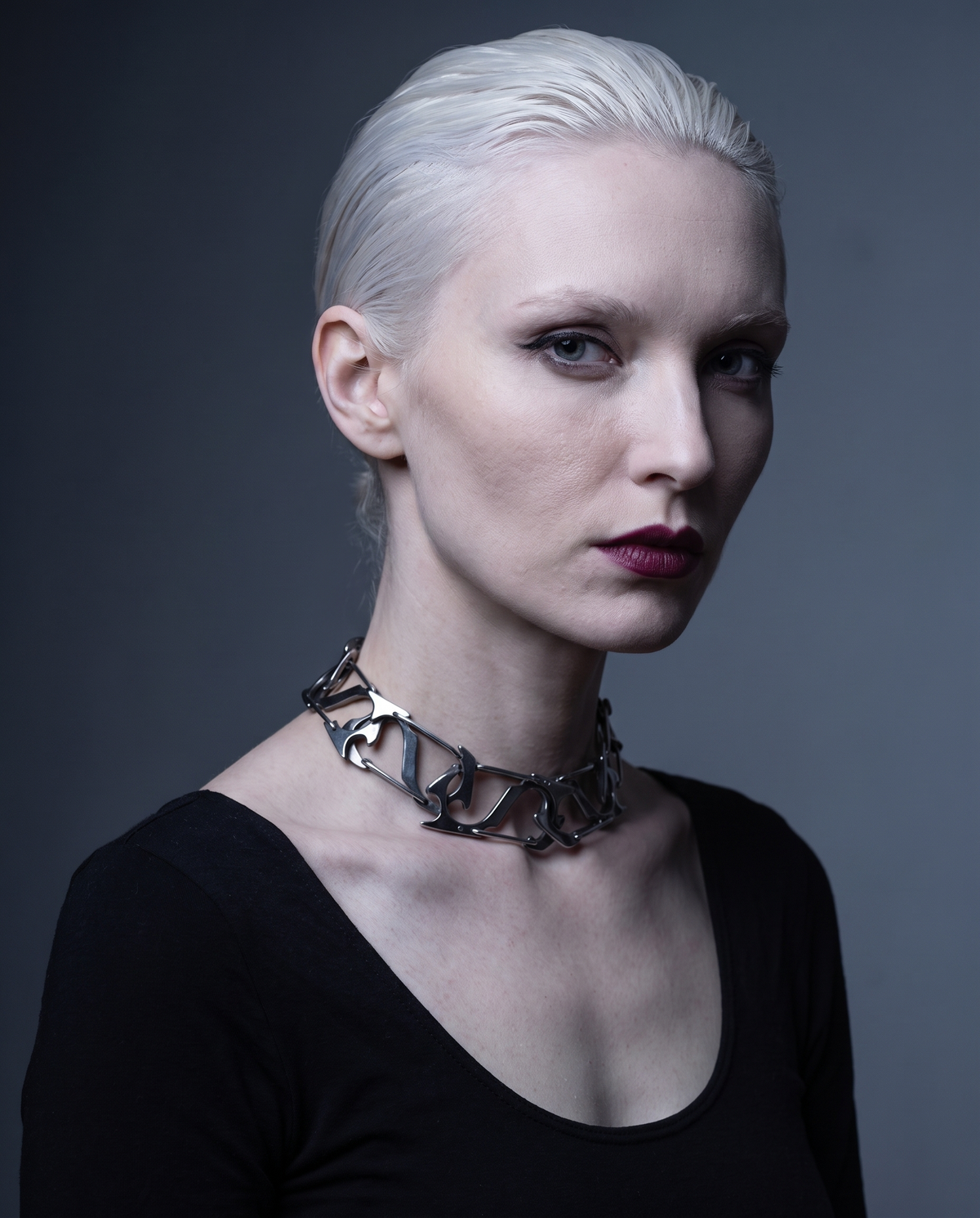 / Crest / Tribal Statement Chain Stainless Steel