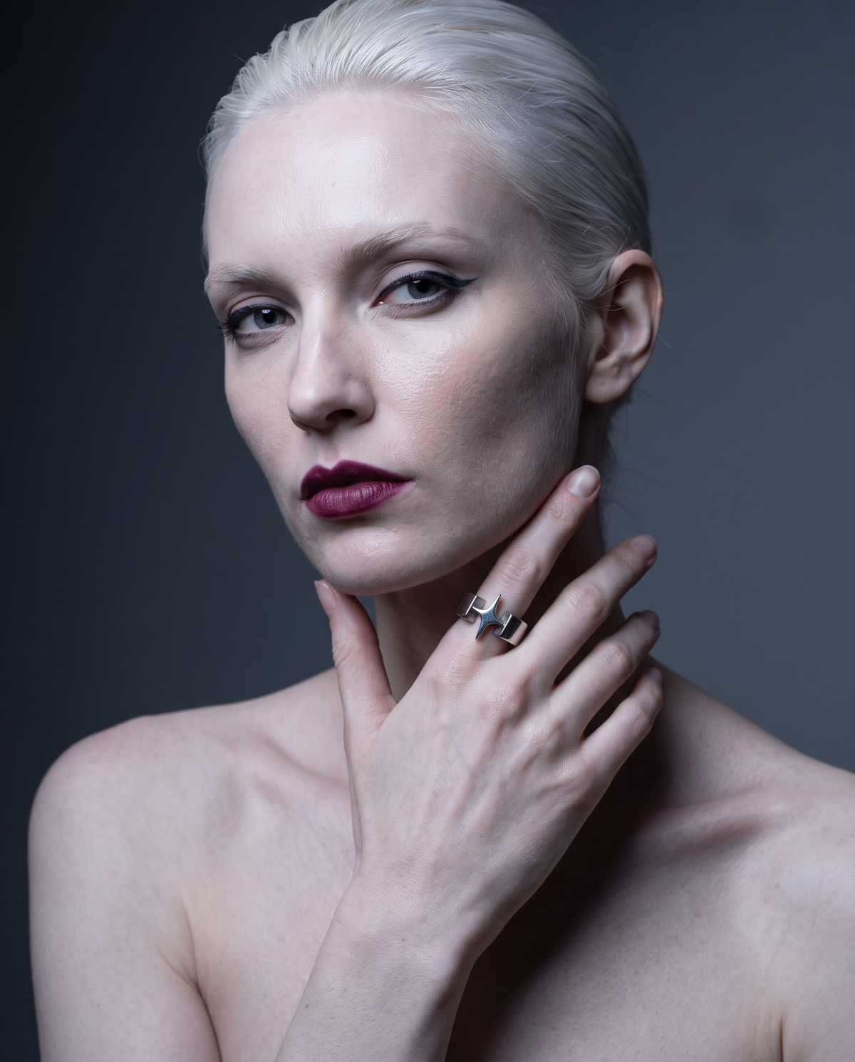 / North Star / Four-Point Ring Stainless Steel
