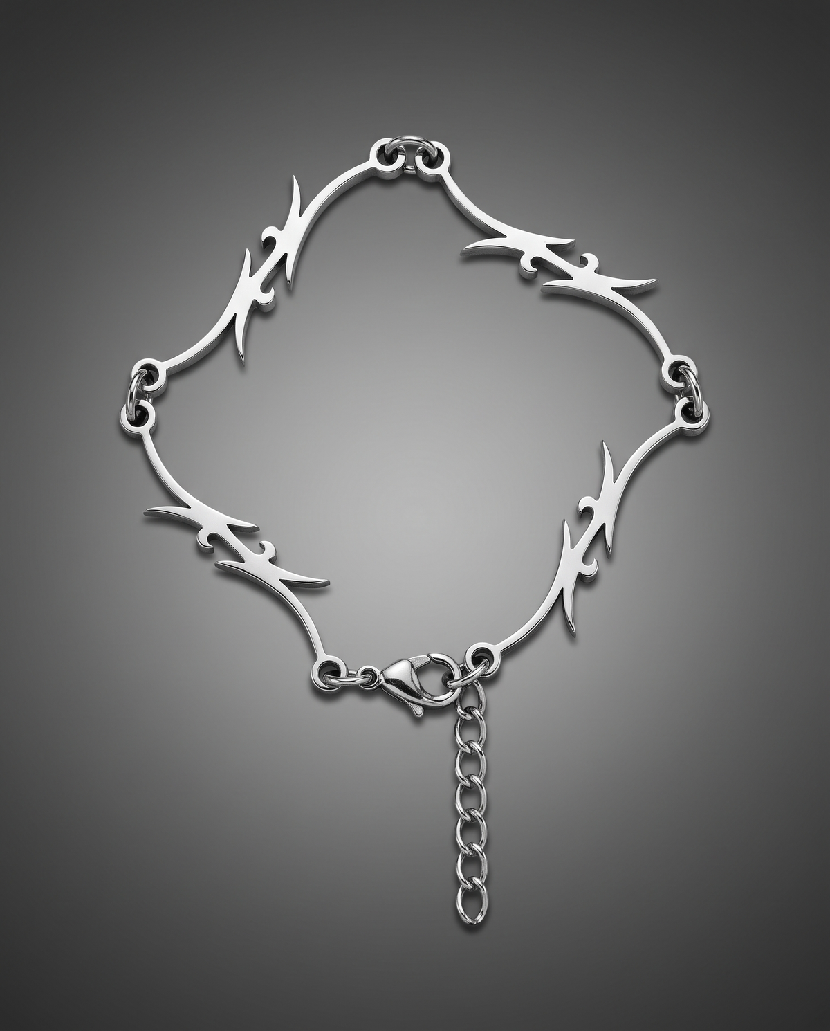 / Tribal / Cyber Sigil Bracelet Stainless Steel